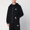 Awake Ny Mens All City Zip-up Brand-embroidery Cotton-jersey Hoody Black Xl In Black