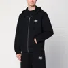 Awake Ny Mens All City Zip-up Brand-embroidery Cotton-jersey Hoody Black Xl