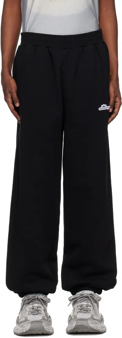 Awake Ny Black Crown Logo Sweatpants