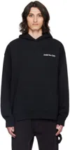 AWAKE NY BLACK EMBROIDERED HOODIE