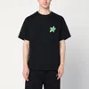 Awake Ny Black T-shirt With Star A Logo In Black