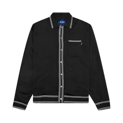 Pre-owned Awake Ny Button-up Cardigan 'black' | Men's Size Xl