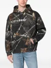 Awake Ny Mens Shadow Classic Logo Printed Cotton-jersey Hoody In Black