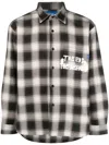 Awake Ny Off-white 'end & Beginning' Shirt In Black
