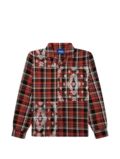 Awake Ny Checked-print Shirt In Brown