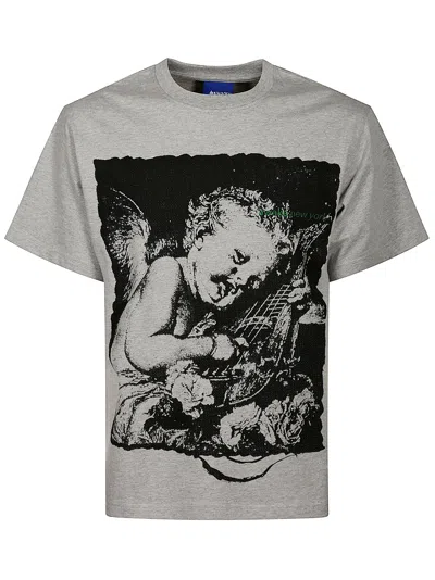 Awake Ny Cherub Cities T-shirt In Gray