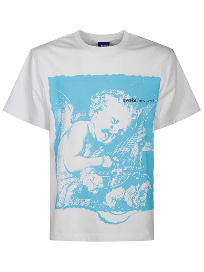 Awake Ny Cherub Cities T-shirt In Gray