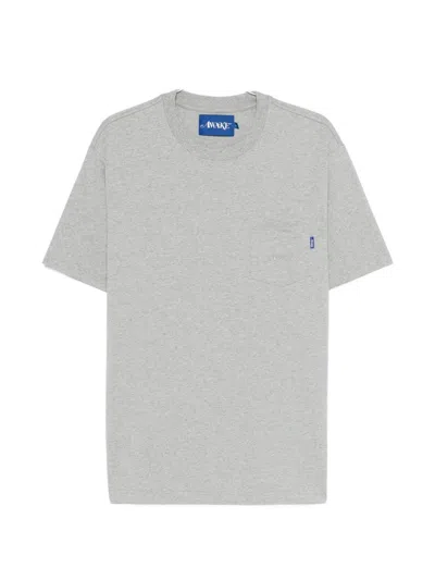 Awake Ny Chest-pocket T-shirt In Gray