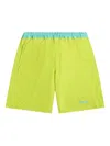 Awake Ny Colour-block Swim Shorts In Green