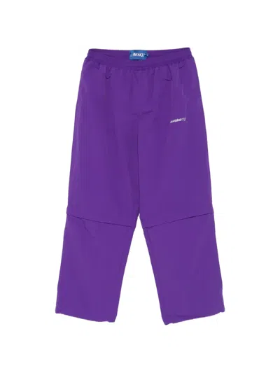 Awake Ny Convertible Drawstring Trousers In Purple