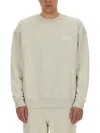 Awake Ny Cotton Sweatshirt In Grey