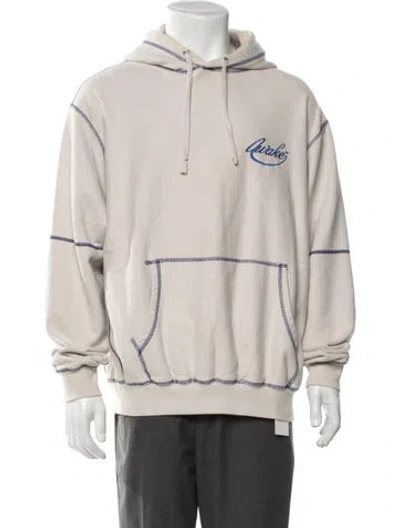 Pre-owned Awake Ny Crew Neck Long Sleeve Hoodie In Neutrals