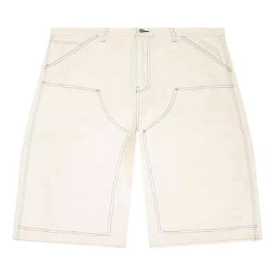 Pre-owned Awake Ny Double Knee Jort 'cream' | White | Men's Size 36