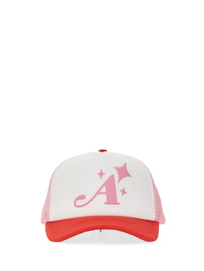 Awake Ny Dpp-baseball Cap With Logo In Pink