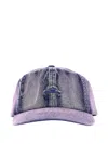 Awake Ny Jeans-baseballkappe Mit Logo-stickerei In Purple