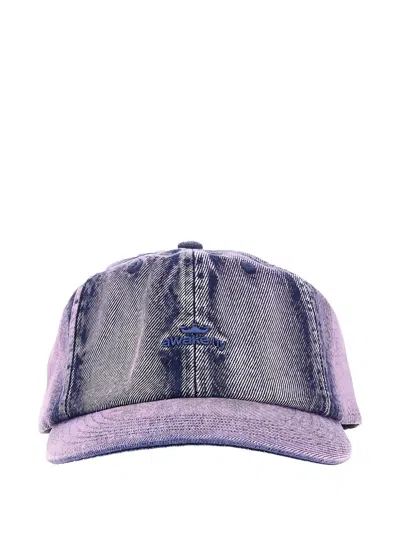 Awake Ny Jeans-baseballkappe Mit Logo-stickerei In Purple
