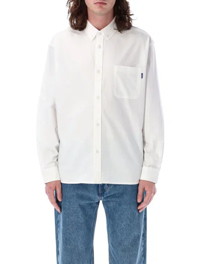 Awake Ny Embroidered Oxford Shirt In White