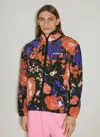Awake Ny Floral Fleece Jacket In Multicolour