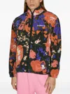 Awake Ny Floral-print Fleece Jacket In Multi