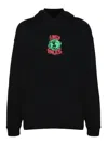 Awake Ny Globe Hooded Sweatshirt In Black
