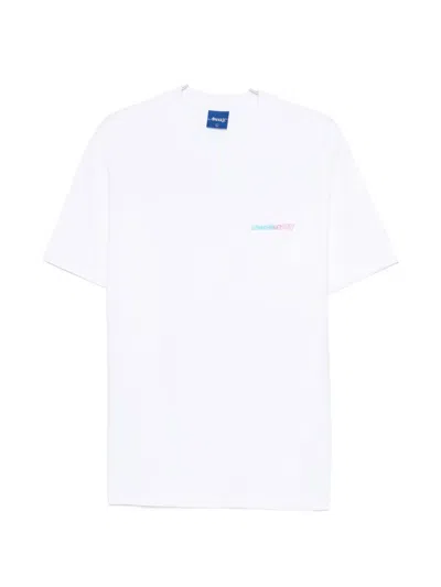 Awake Ny Gradient Sport T-shirt In White