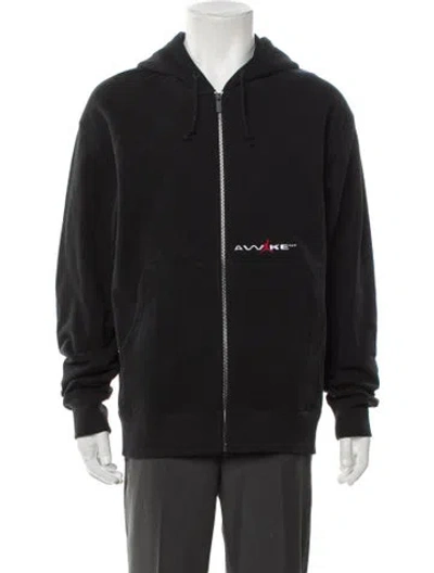 Pre-owned Awake Ny Graphic Print Bomber Jacket In Black