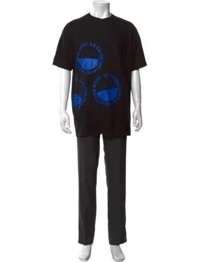 Pre-owned Awake Ny Graphic Print Crew Neck T-shirt In Black