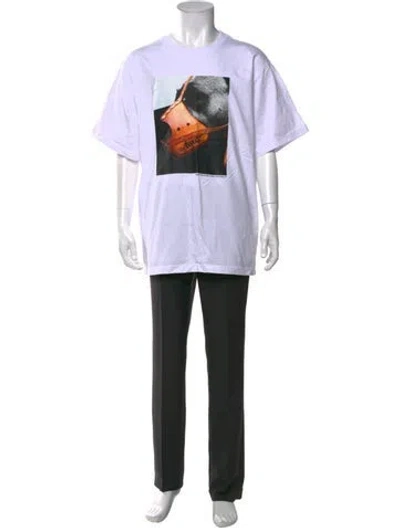 Pre-owned Awake Ny Graphic Print Crew Neck T-shirt In Multicolor