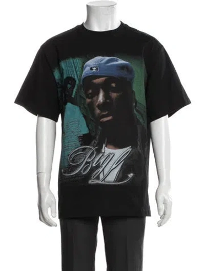 Pre-owned Awake Ny Graphic Print Crew Neck T-shirt W/ Tags In Black