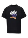 Awake Ny Black T-shirt With Stomper Logo Print