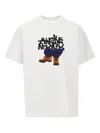 Awake Ny White T-shirt With Stomper Logo Print