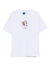 Awake Ny Mens White Elephant Crewneck Cotton-jersey T-shirt In White