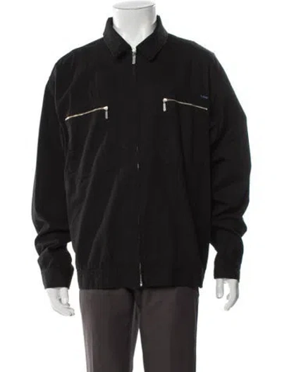 Pre-owned Awake Ny Graphic Print Windbreaker In Black