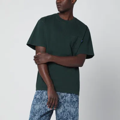 AWAKE NY AWAKE NY | GREEN CREWNECK T-SHIRT WITH LOGO