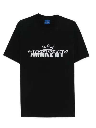 Awake Ny Headcrack Champst Tee In Black