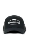 Awake Ny King Logo Trucker Cap In Black