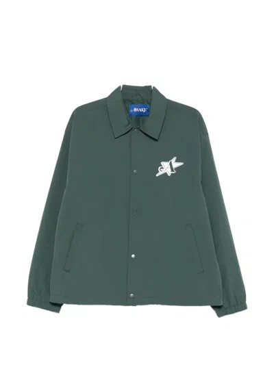 Awake Ny L.e.s. Community Coaches Jacket In Green