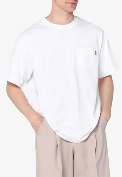 Awake Ny Logo Crewneck T-shirt In White