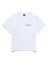 Awake Ny Mens White New York City Crewneck Cotton-jersey T-shirt In White