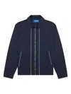 Awake Ny Crown Embroidered Coaches Jacket In Blue