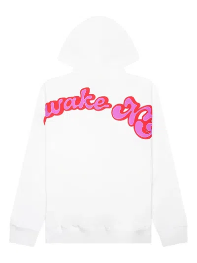 Awake Ny Logo Hoodie In White