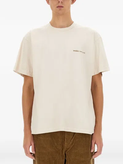 Awake Ny Logo-print T-shirt In White