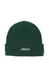 Awake Ny Loose Gauge Knit Beanie In Green