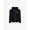 Awake Ny Mens All City Zip-up Brand-embroidery Cotton-jersey Hoody Black Xl In Black