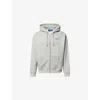 Awake Ny Grey Hooded Sweatshirt With Logo Print In Gray