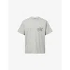 Awake Ny Grey Cotton T-shirt With Logo In Gray