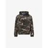 Awake Ny Mens Shadow Classic Logo Printed Cotton-jersey Hoody In Shadow