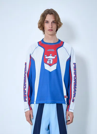 Awake Ny Mesh Jersey Racer In Blue