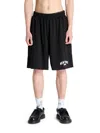 Awake Ny Mesh-panel Basketball Shorts In Black