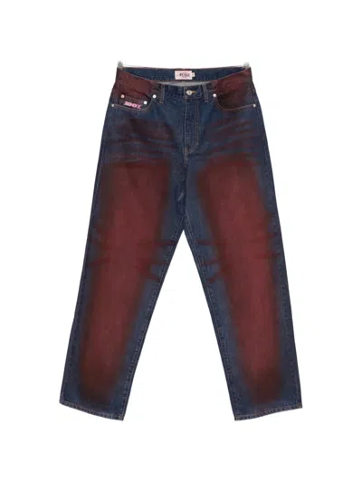 Awake Ny Orchard Street Baggie Jeans In Red